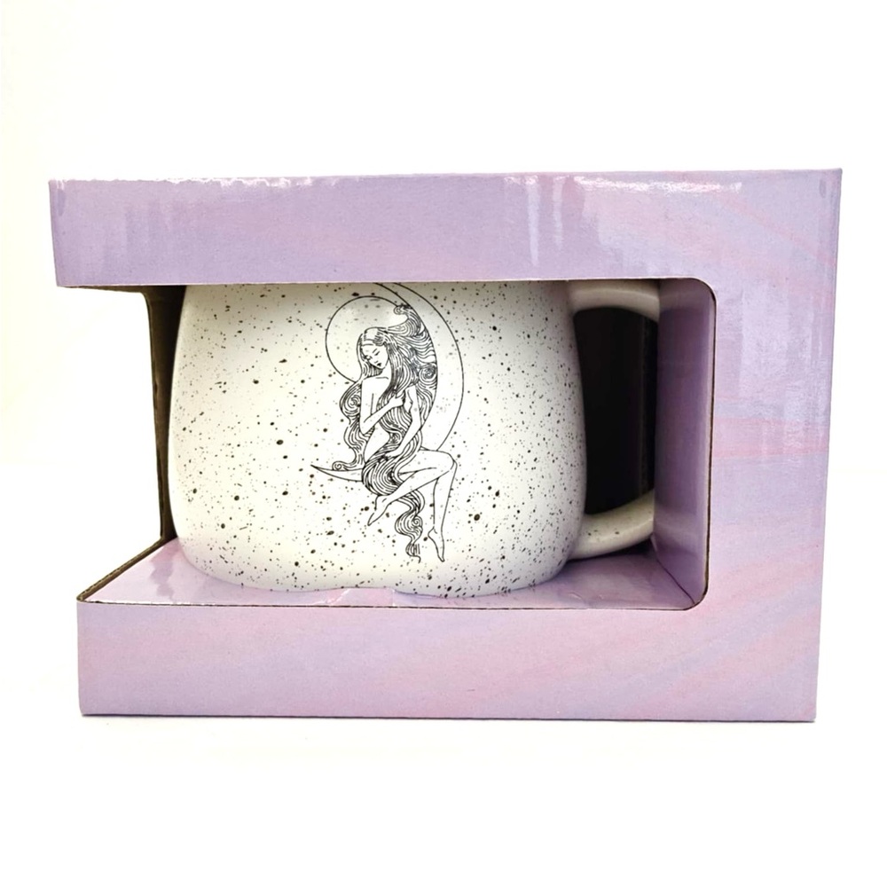 NEW Mug Gift Set with Healing Crystals Positive Vibes Spark Plug Coffee tea 16oz - Picture 3 of 6